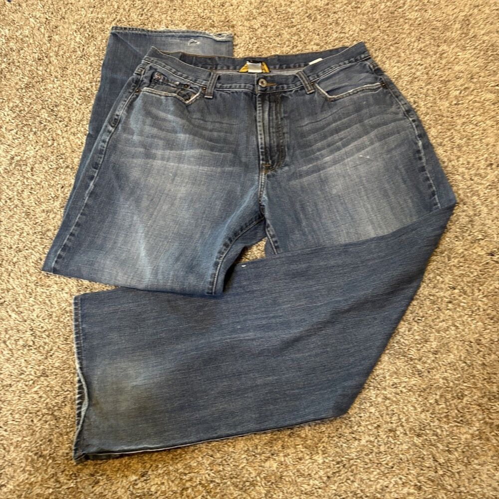 Vintage Lucky Brand Pants Mens 36 Medium Wash Relaxed Straight DenimY2K